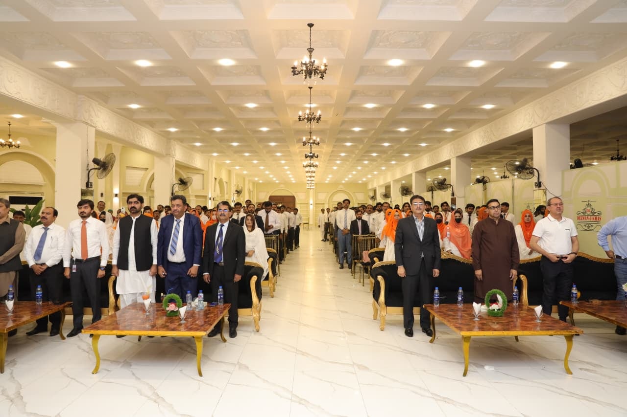 Elegant Hall set up for a large gathering